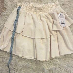 Girls Cream Skirt